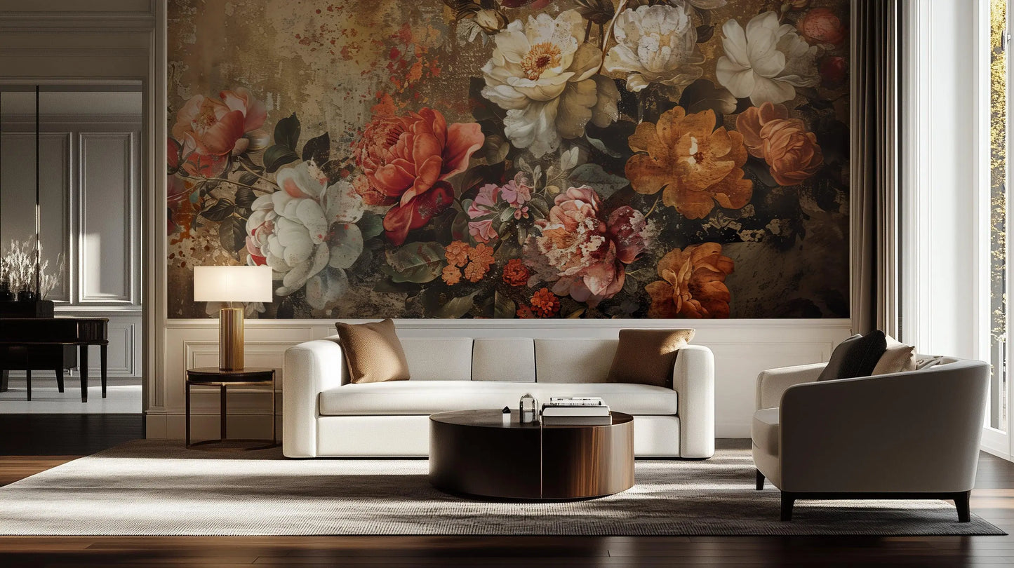 Rustic Flower wall mural - XWALLX