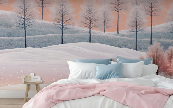 Pink Winter wall art - XWALLX