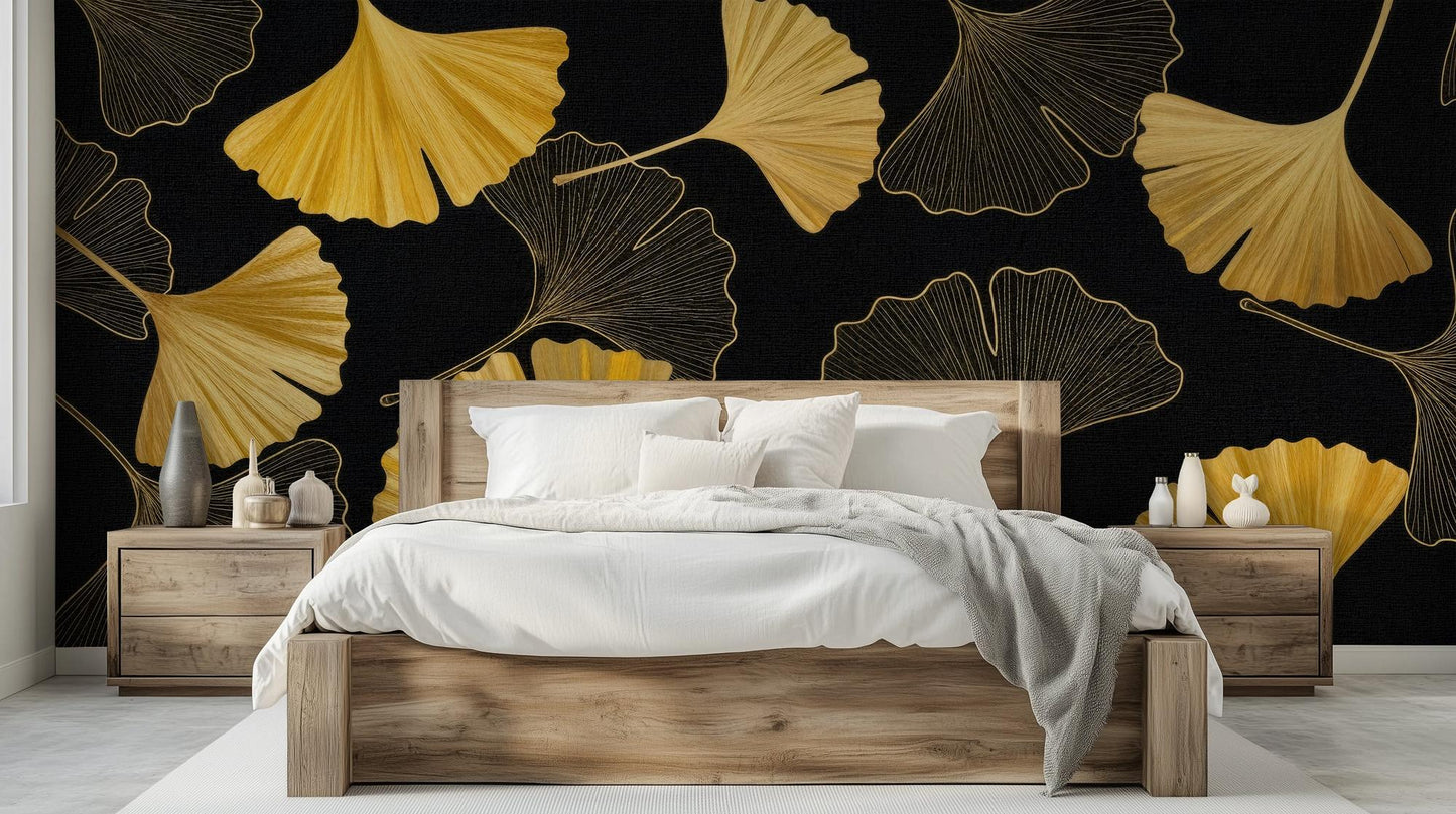 Modern Black wallpaper for Bedroom