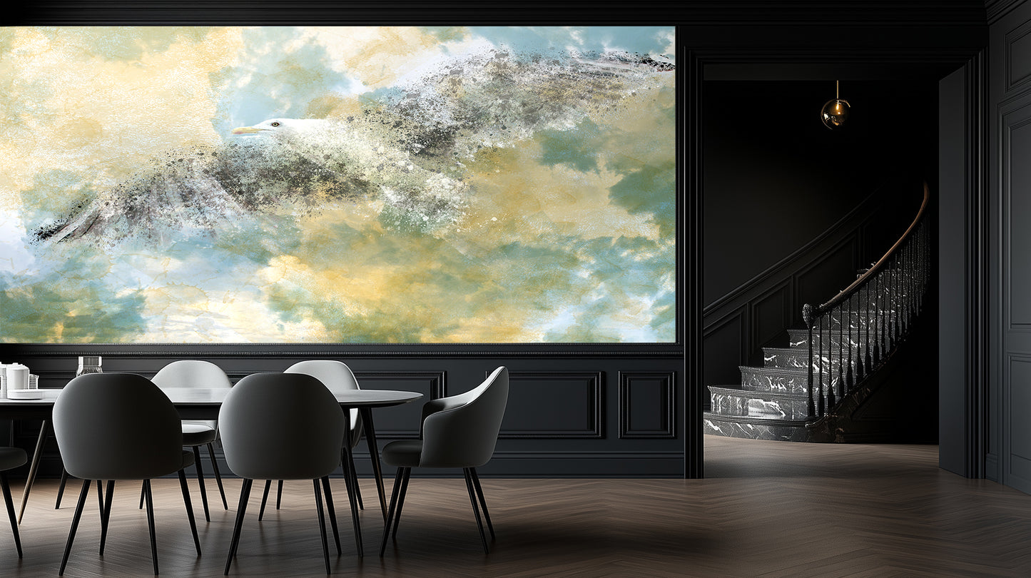 Abstract Seagull Flight wallpaper - XWALLX