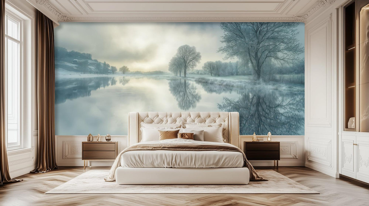 Contemporary Gray wallpaper for Bedroom