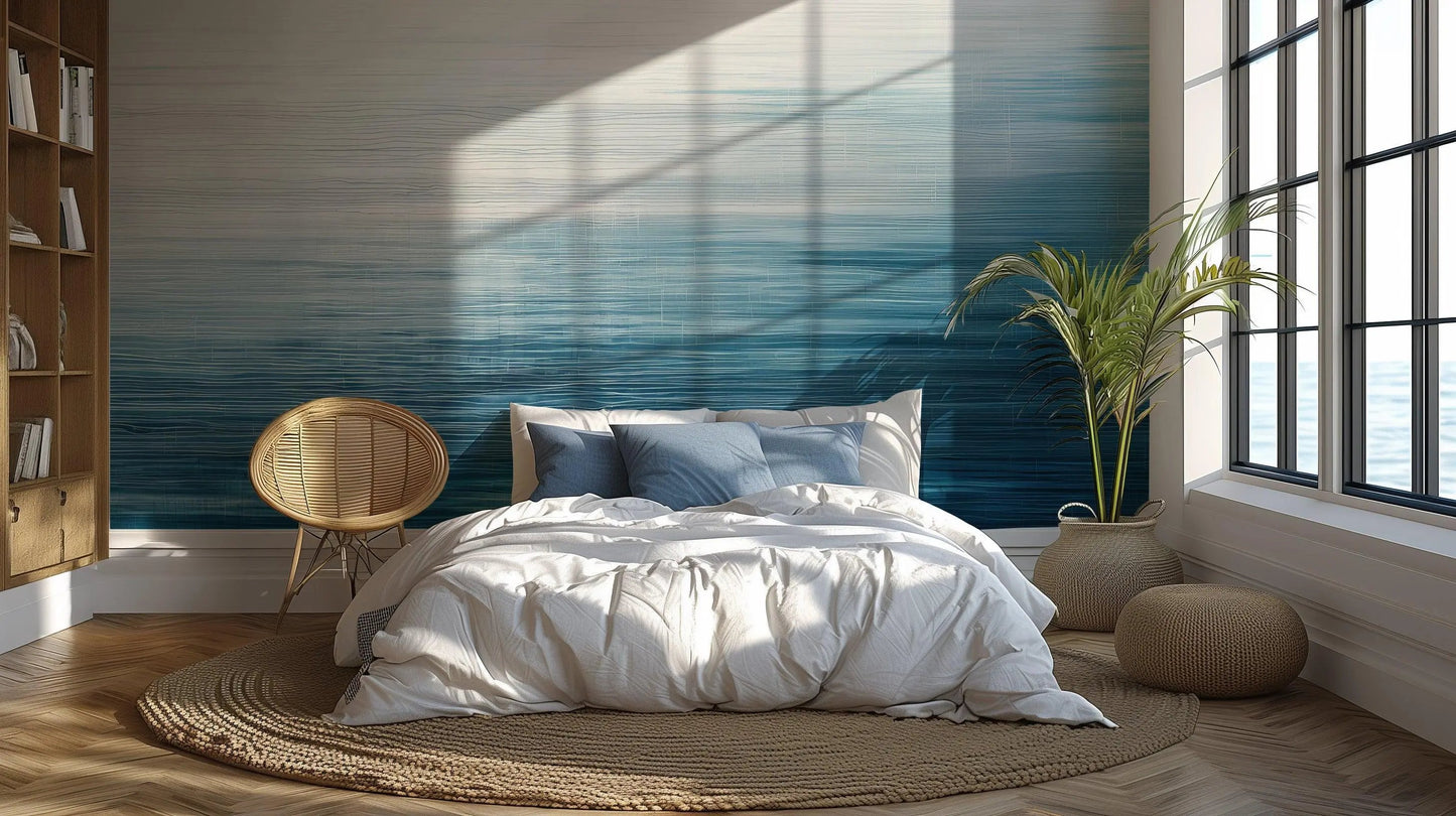 Blue Ombre wallpaper mural - XWALLX