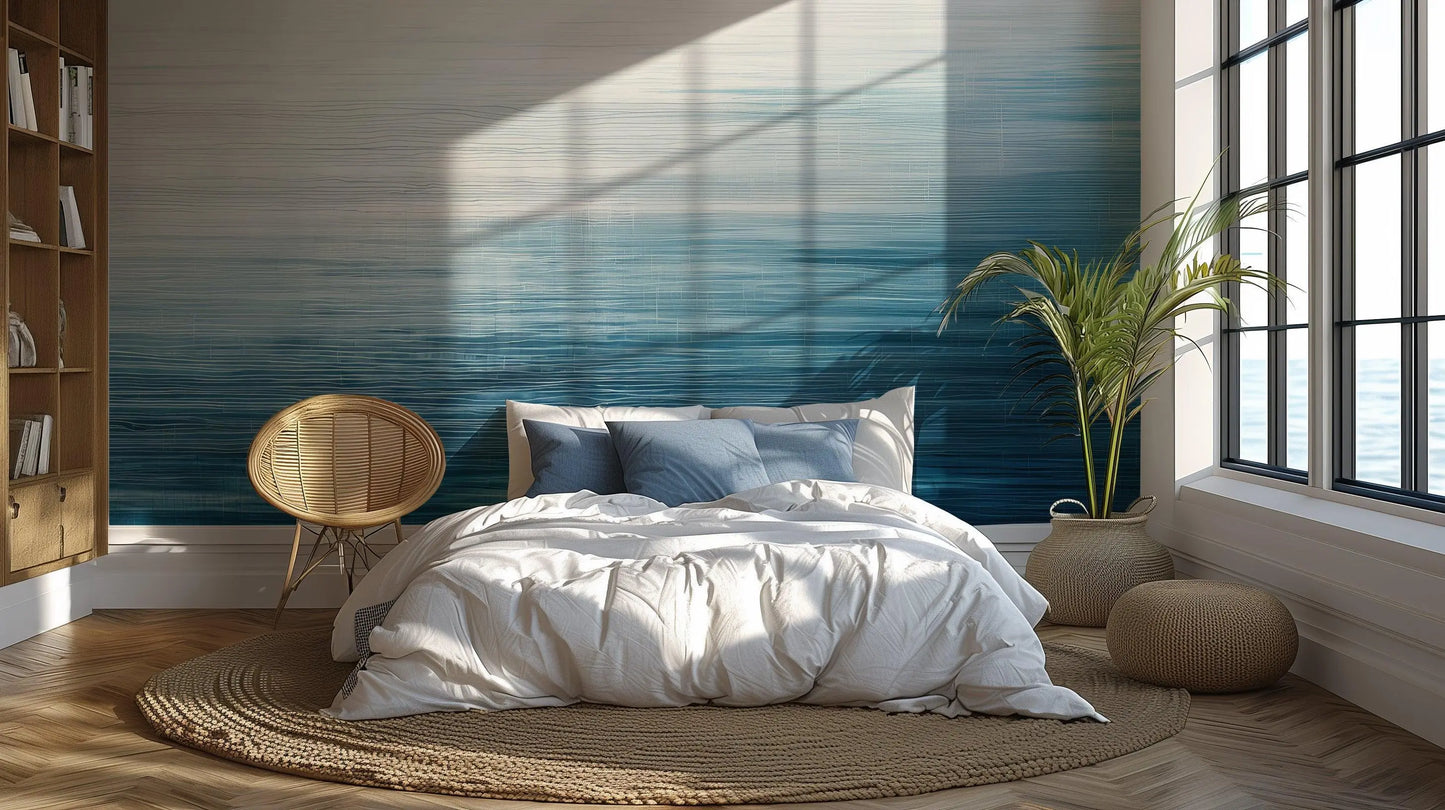 Blue Ombre wallpaper mural - XWALLX