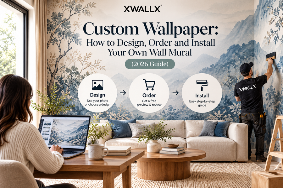 Custom Wallpaper: How to Design, Order and Install Your Own Wall Mural (2026 Guide)