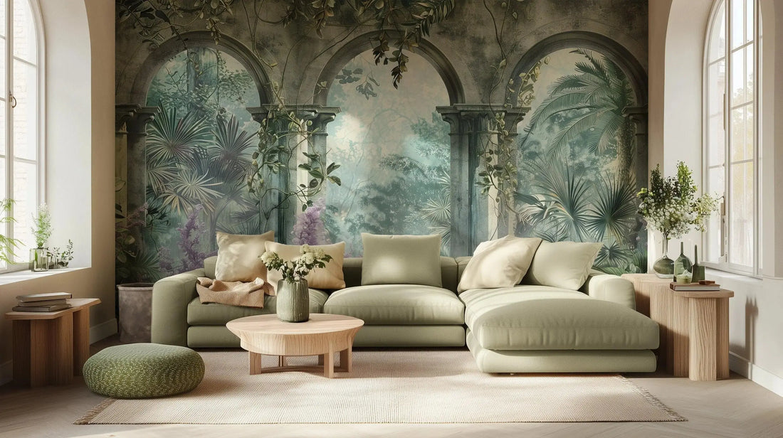 Modern Botanical Wallpaper