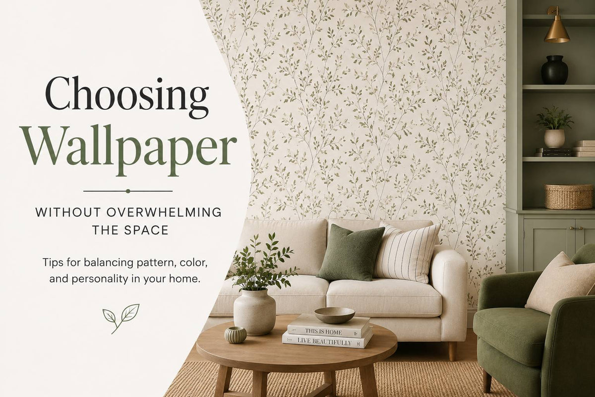 Choosing Wallpaper Without Overwhelming the Space