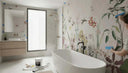 Bathroom Wallpaper Mural Installation
