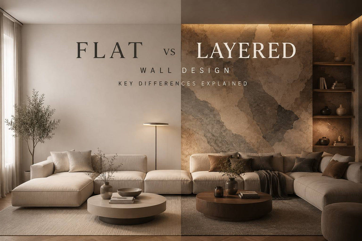 Flat vs Layered Wall Design