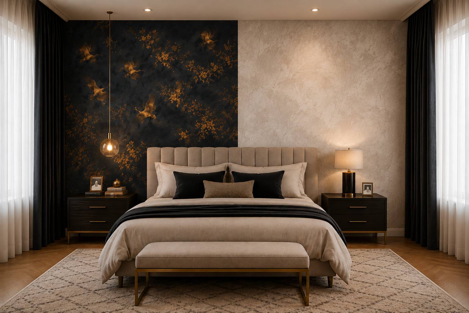 High Contrast vs Low Contrast Walls