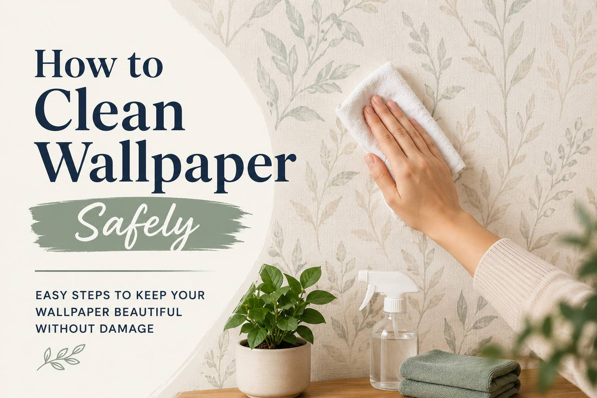 How to Clean Wallpaper Safely