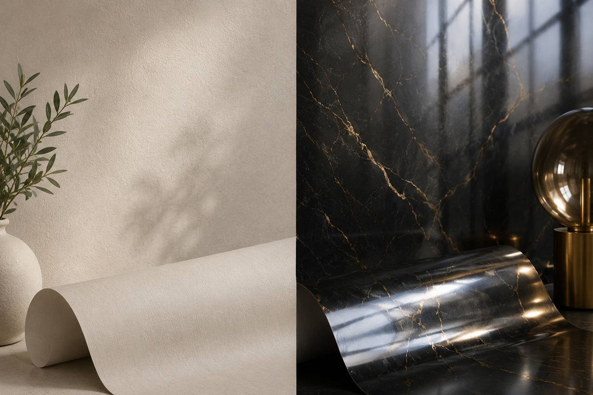Matte Wallpaper vs Reflective Wallpaper