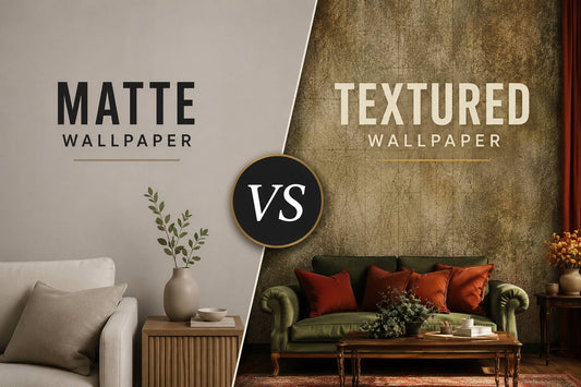 Matte vs Textured Wallpaper