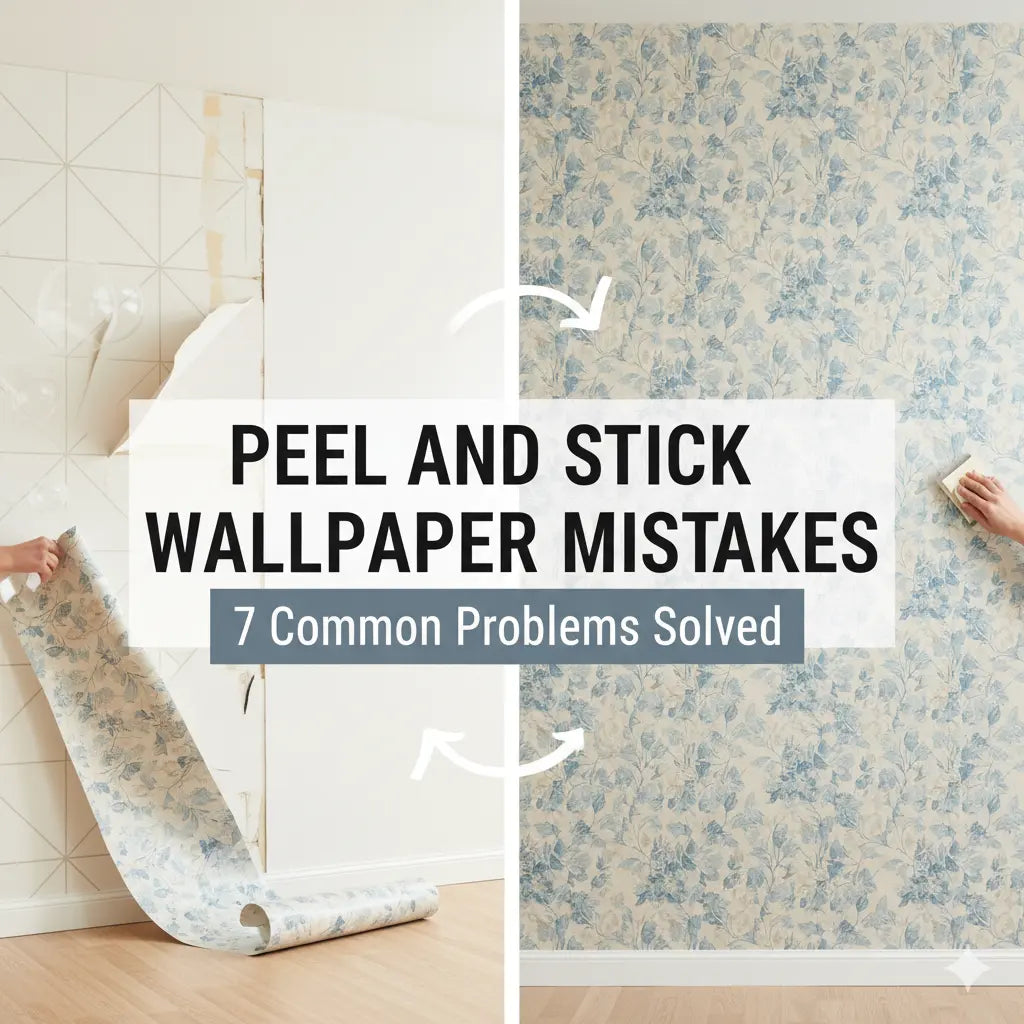  Peel and Stick Wallpaper Mistakes 