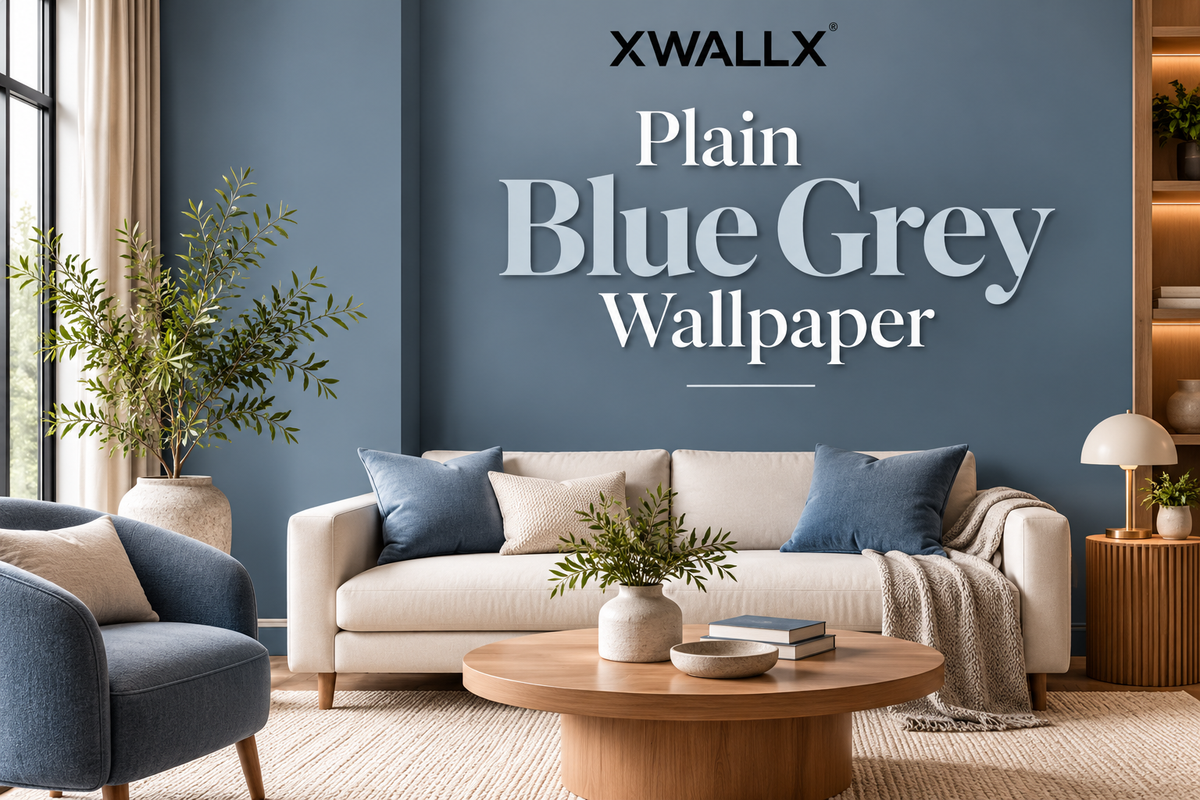 Plain Blue Grey Wallpaper: How to Choose the Right Shade, Texture and Finish (2026)