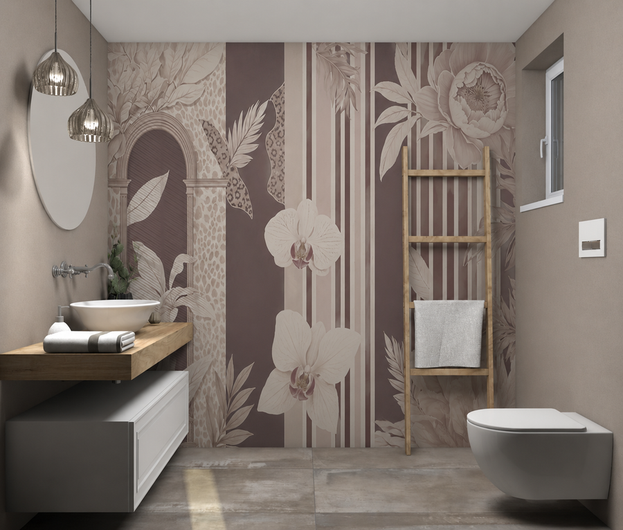 Small Bathroom Wallpaper 
