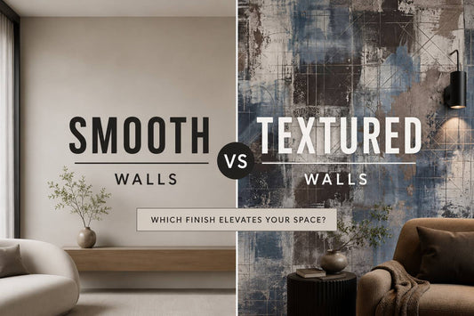 Smooth Wallpaper vs Textured Wallpaper
