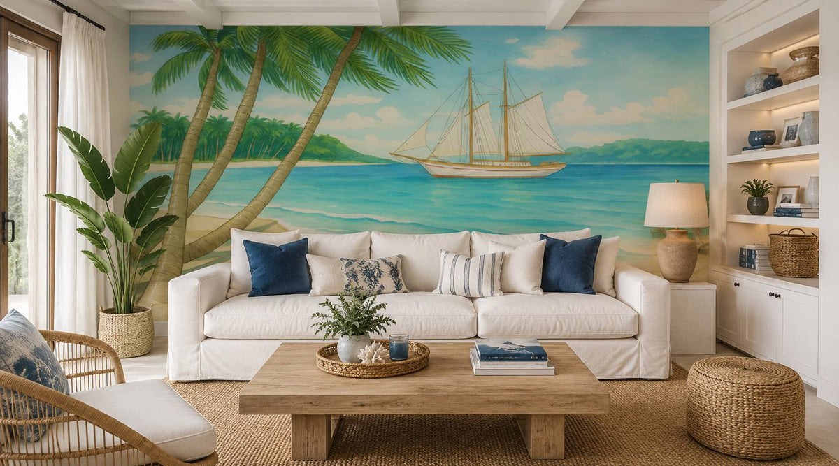 Summer Wallpaper Creates Light Without Feeling Empty