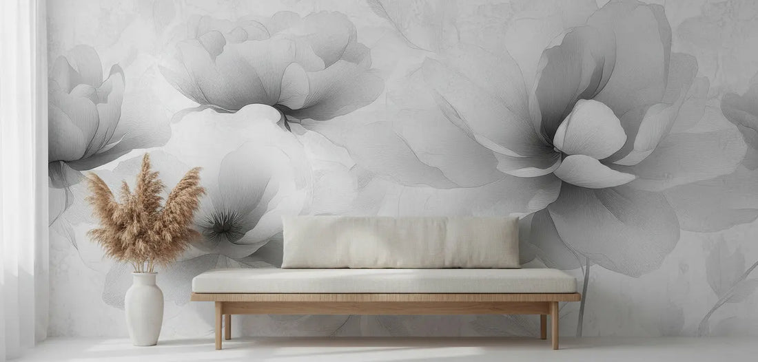 White Wallpaper Textures for North-Facing Rooms