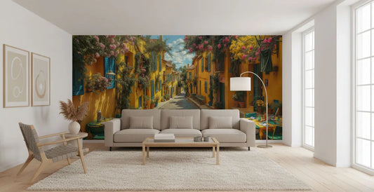 Yellow Wallpaper Mural