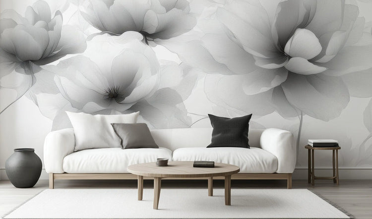 Black and White Wallpaper Mural