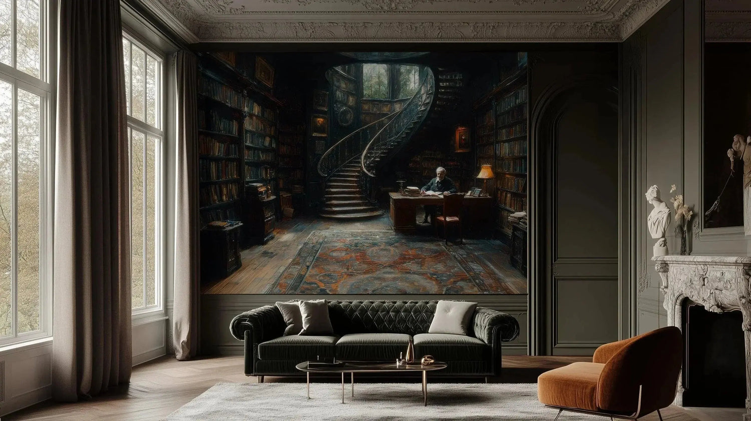 Dark Wallpaper Mural