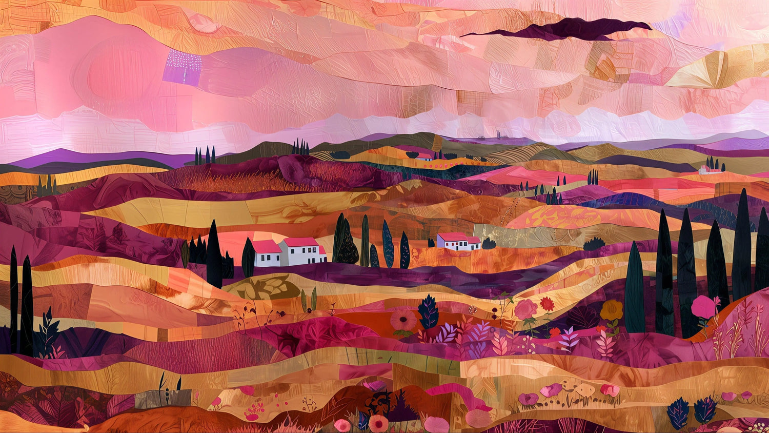 Etched Wallpaper Mural