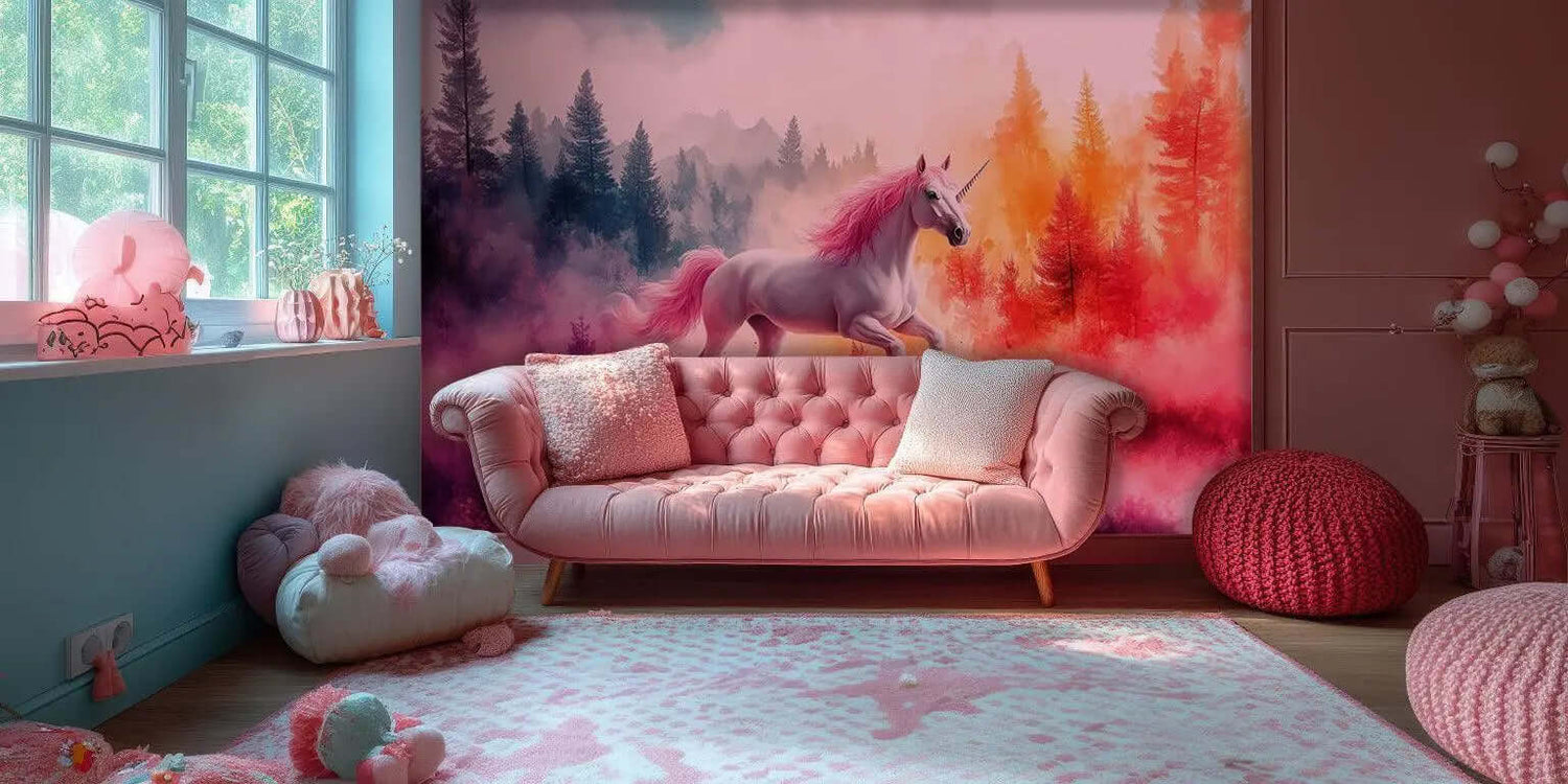 Unicorn Wall mural design - Xwallx