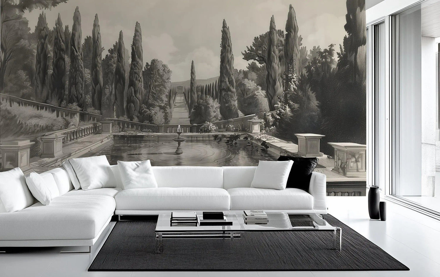 Monochrome Wallpaper Mural