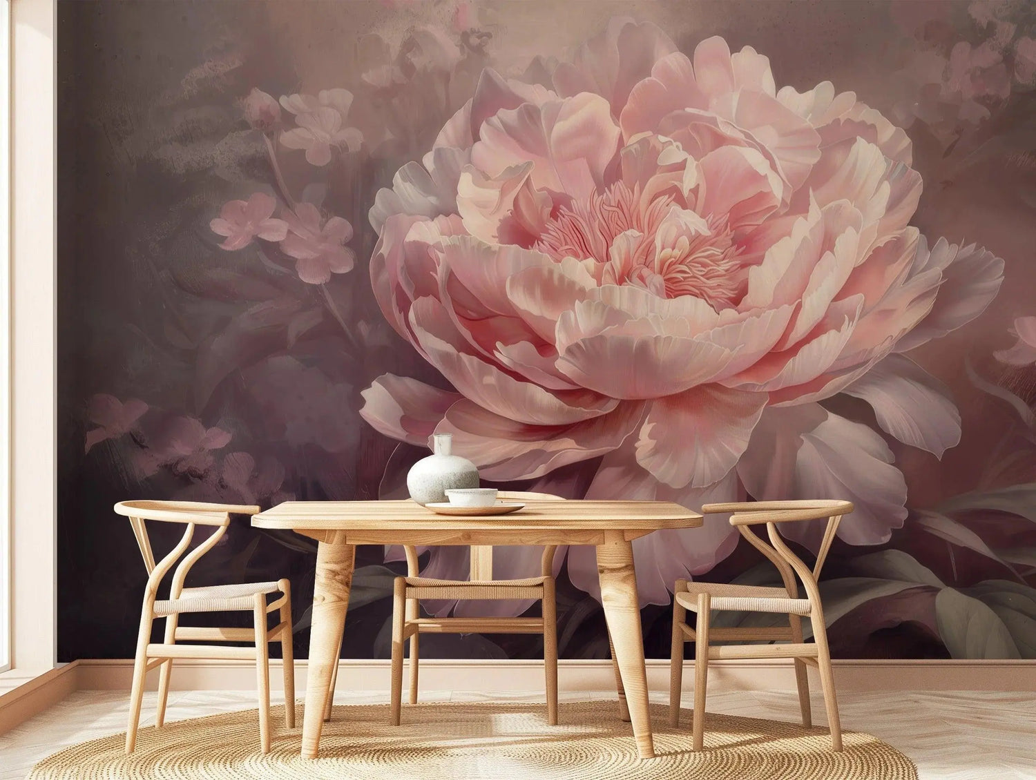 Pink Wallpaper Mural