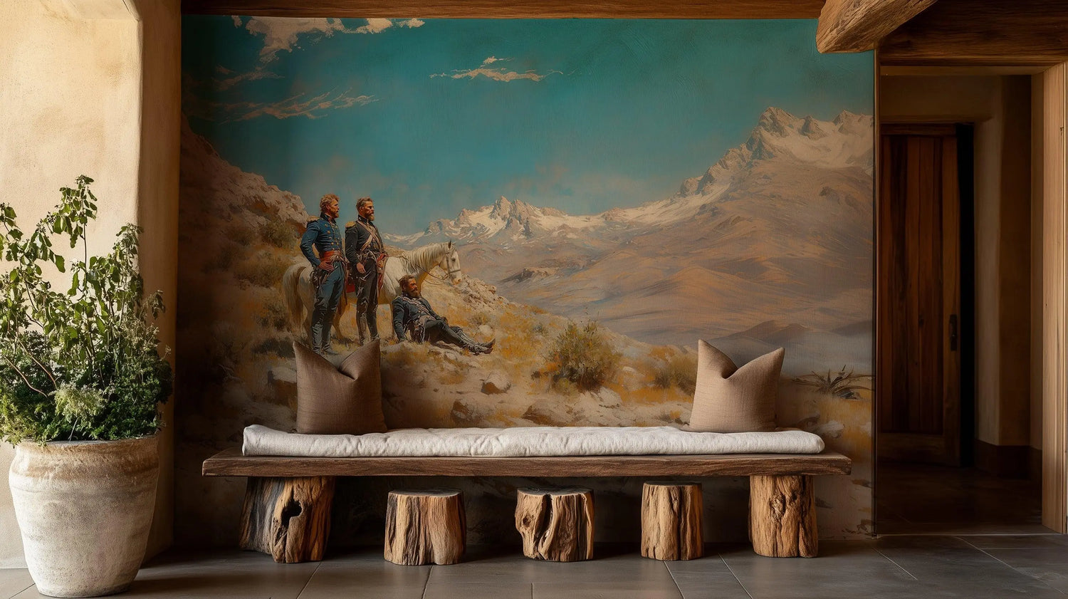Tan Wallpaper Mural