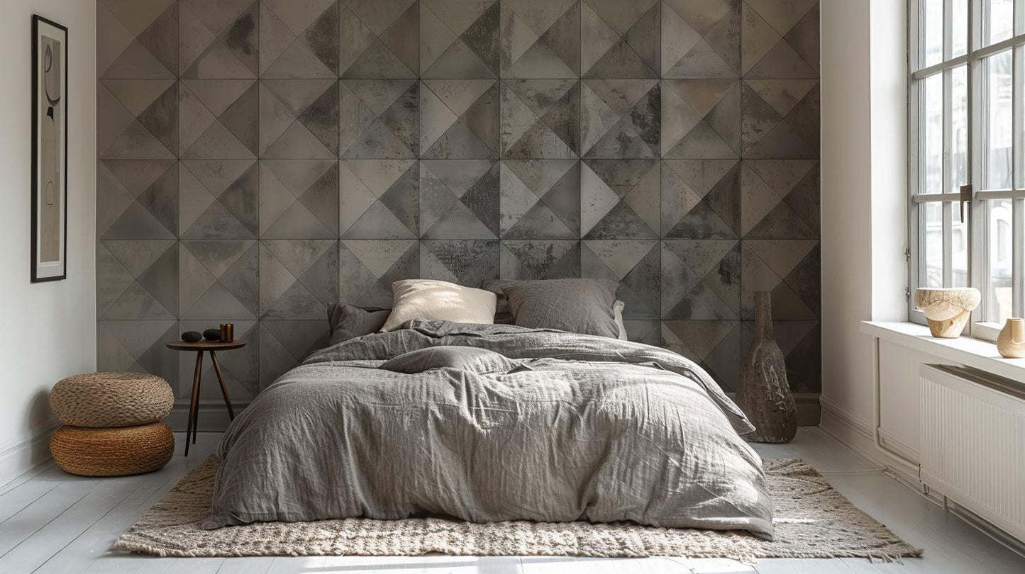 Grey Metallic wall art - XWALLX