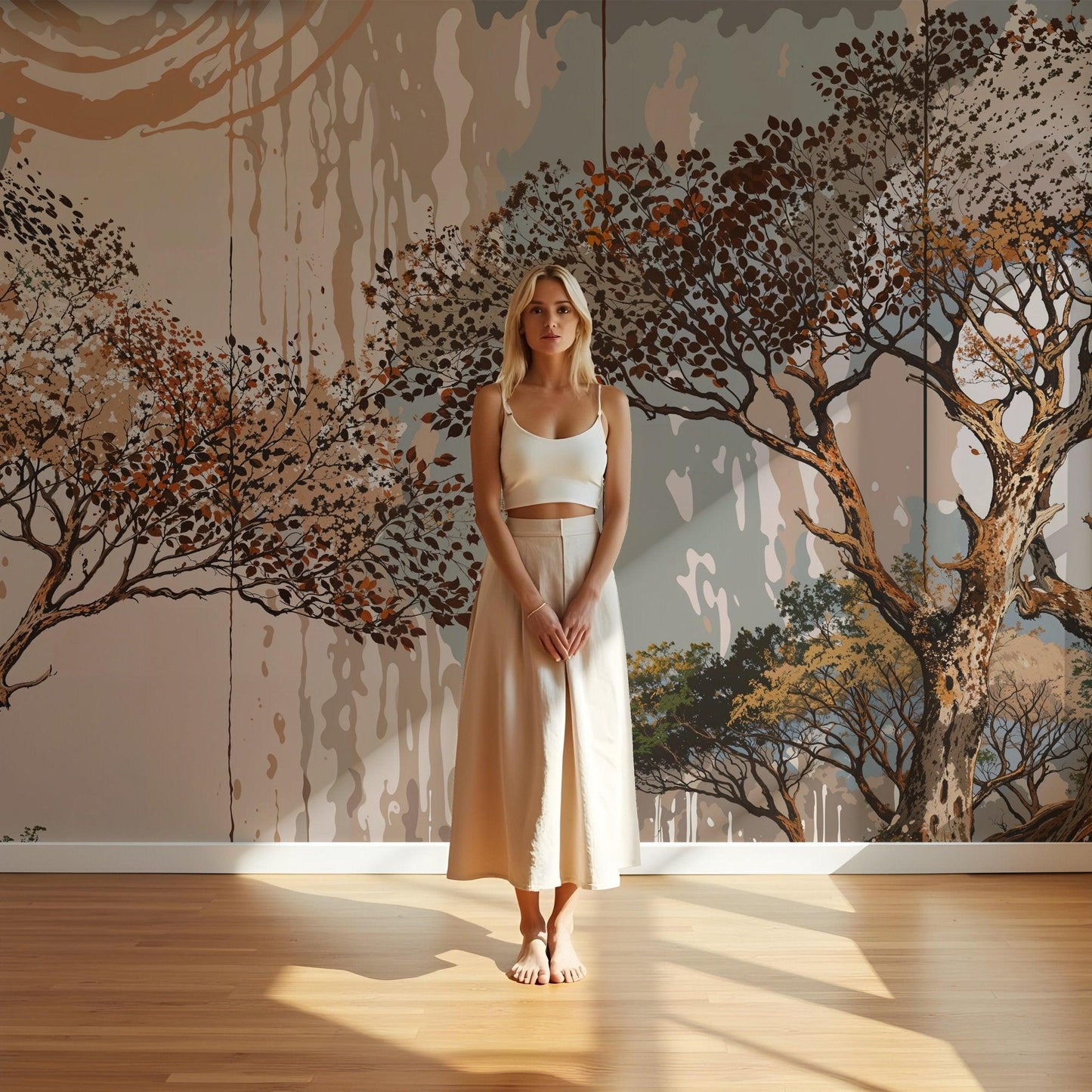 Hand-Drawn Tree wall art - XWALLX