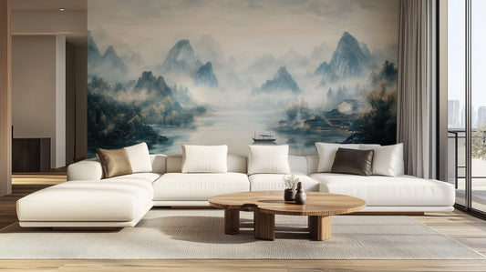 Asian Landscape wall mural - XWALLX