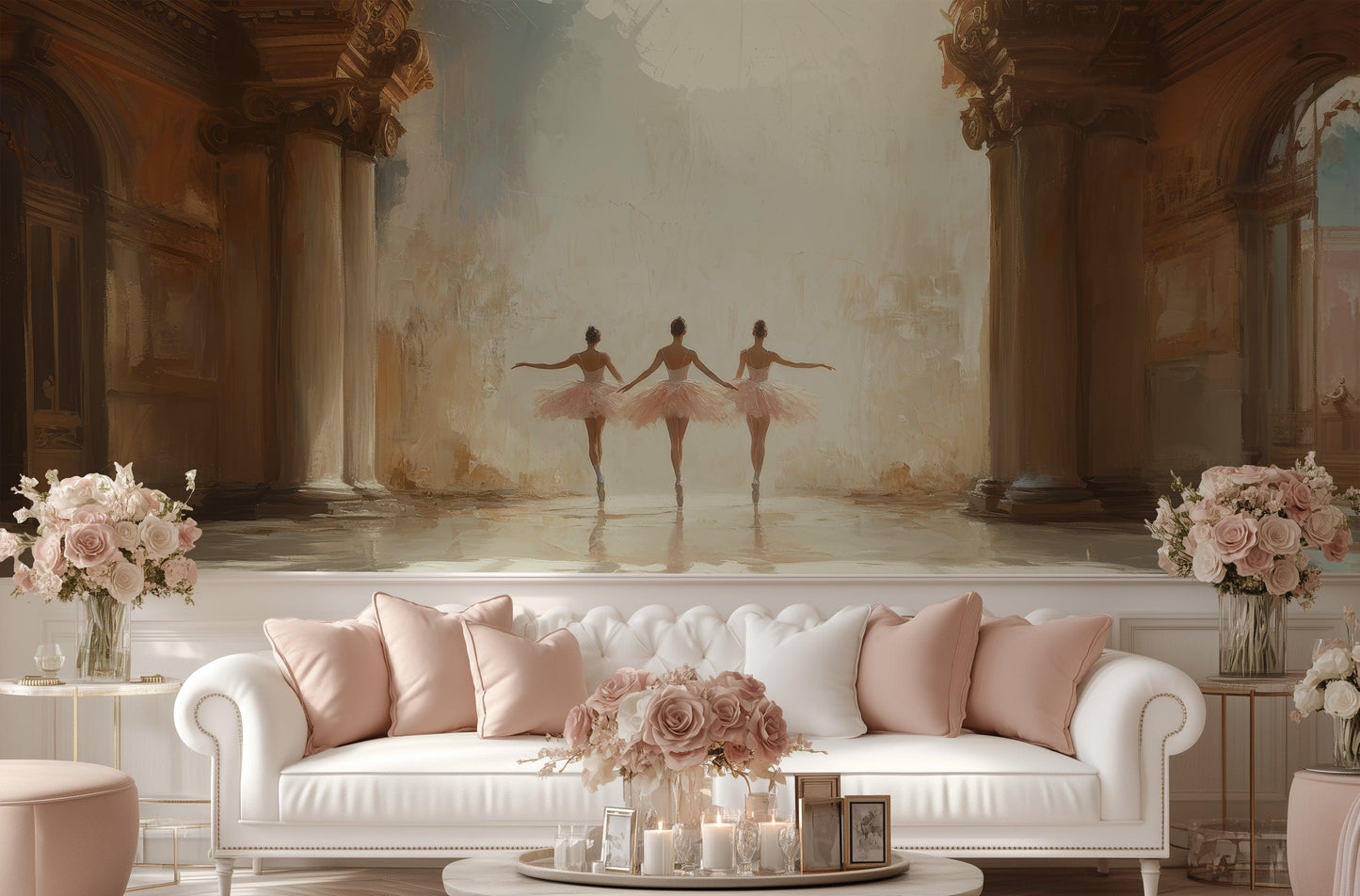 Ballet Dancers wallpaper mural - XWALLX