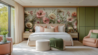 Blooming Garden wallpaper mural - XWALLX