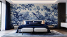 Mavi Floral Duvar posteri - XWALLX
