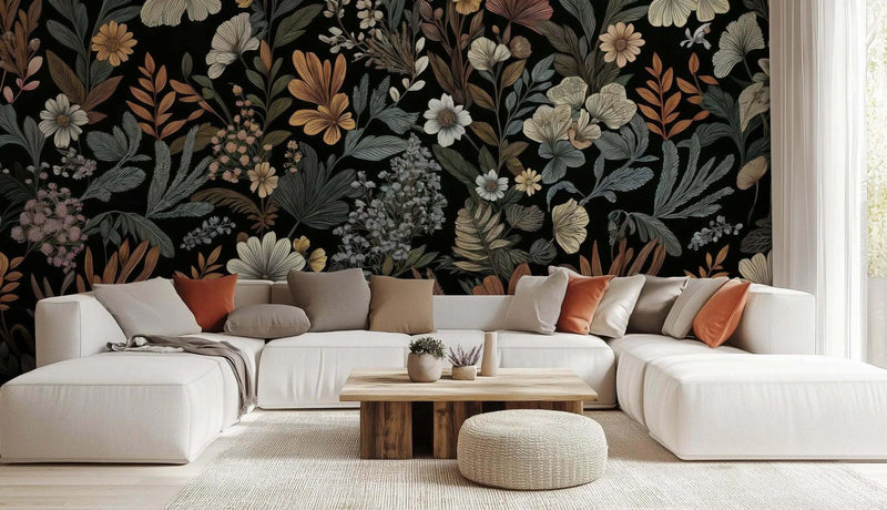 Vintage Floral poster duvar kağıdı - XWALLX