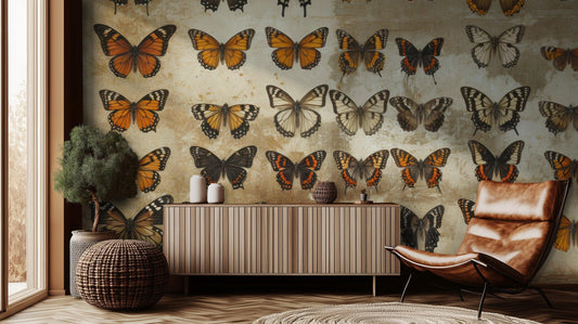 Butterfly wall mural - XWALLX