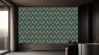 Art Deco Yelpaze Deseni Duvar posteri - XWALLX