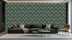 Art Deco Yelpaze Deseni duvar dekoru - XWALLX