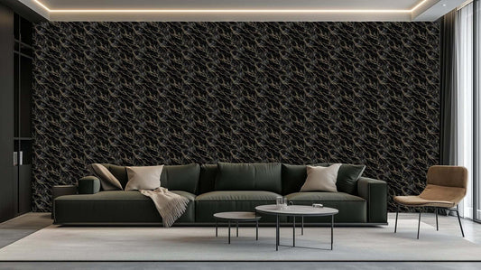 Golden Vein Abstract wall decor - XWALLX