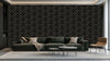 Golden Vein Abstract Wallpaper Mural