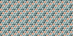Isometric Cubes Geometric Wallpaper Mural
