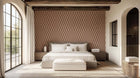 Terracotta Geometrik Derinlik poster duvar kağıdı - XWALLX