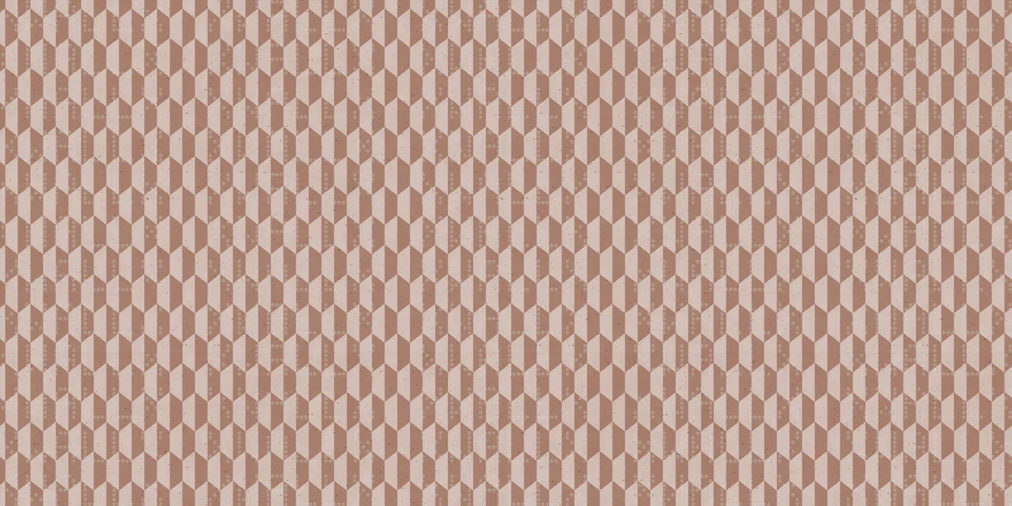 Terrakota Geometrik Derinlik Poster Duvar Kağıdı