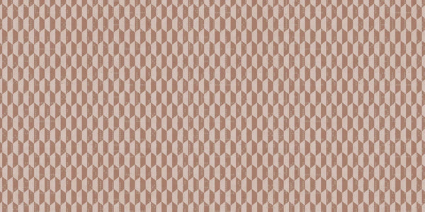 Terrakota Geometrik Derinlik Poster Duvar Kağıdı - Sample