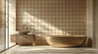 Golden Checkered Elegance Duvar posteri - XWALLX