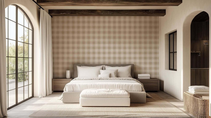 Golden Checkered Elegance poster duvar kağıdı - XWALLX