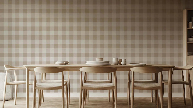 Golden Checkered Elegance duvar kağıdı - XWALLX