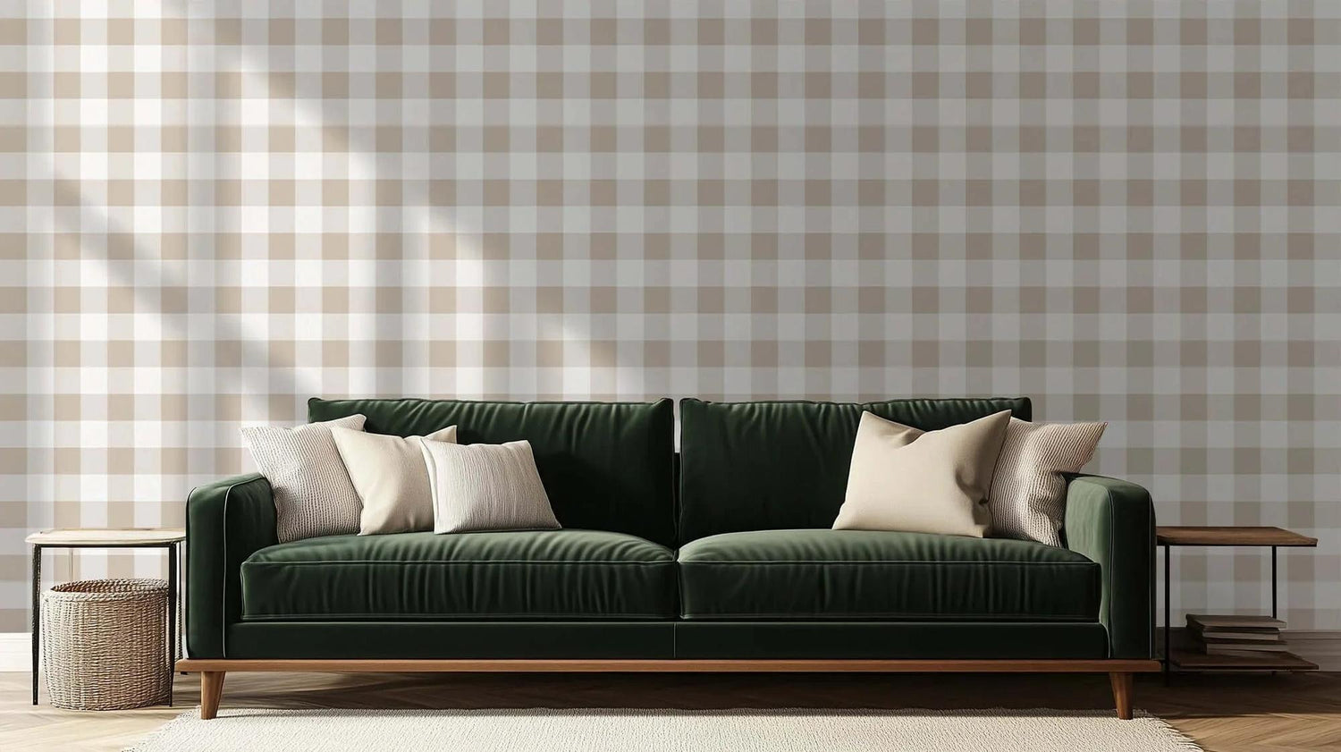 Golden Checkered Elegance wall art - XWALLX